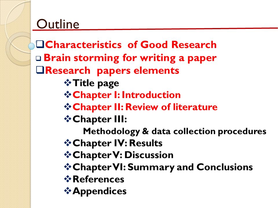 Thesis Proposal Background Of The Study